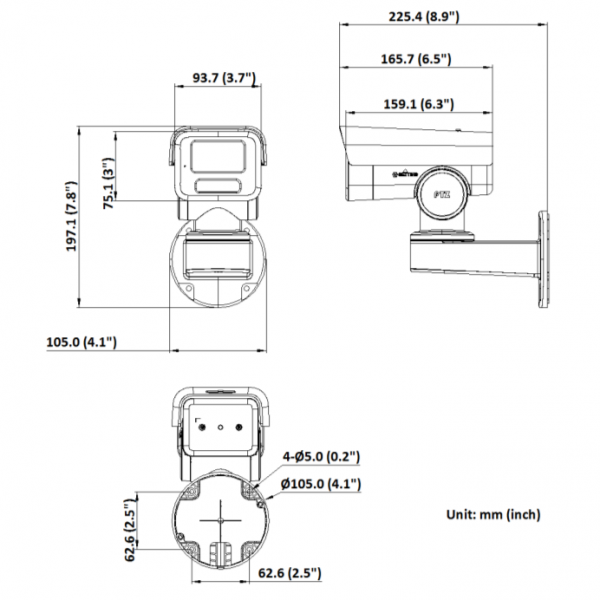 Camera IP PT 2MP thân trụ HIKVISION DS-2CD1P27G2-LUF - Hình ảnh 3